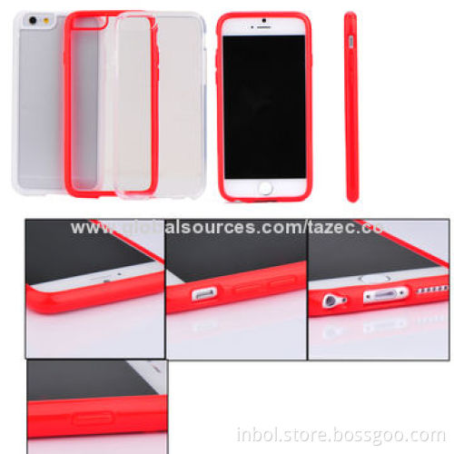TPU + PC Cases for iPhone 6, Easy Usage, Different Colors Available